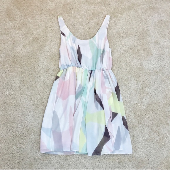 Alice + Olivia Dresses Alice Olivia Pastel Watercolor Cocktail